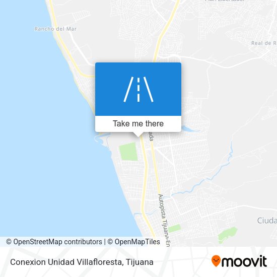 Conexion Unidad Villafloresta map