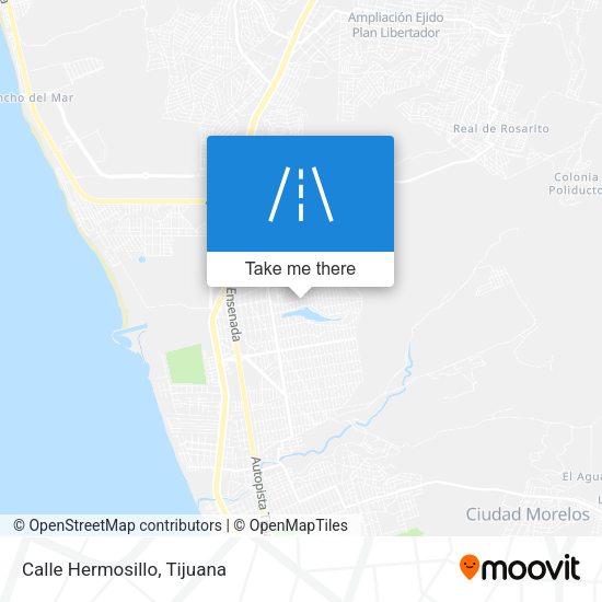 Mapa de Calle Hermosillo