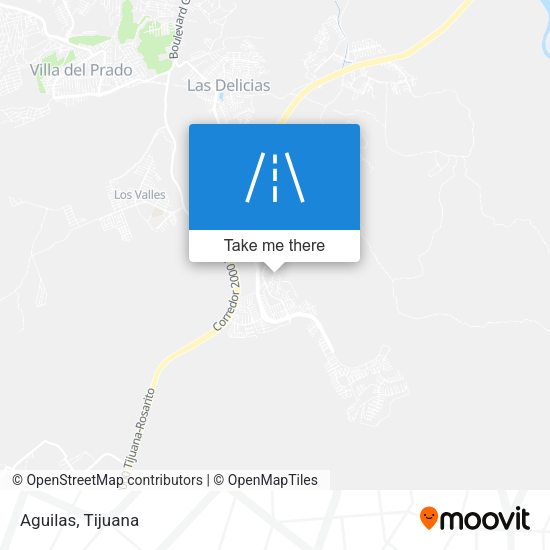 Aguilas map