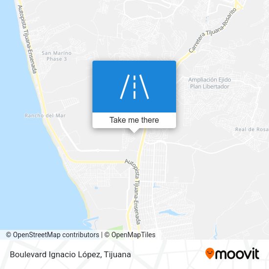 Boulevard Ignacio López map
