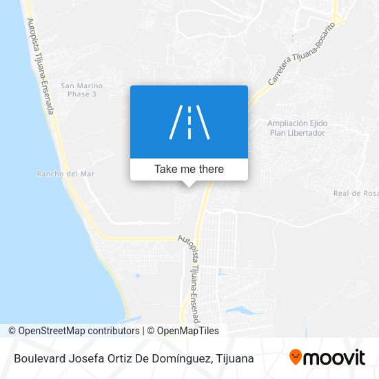 Boulevard Josefa Ortiz De Domínguez map