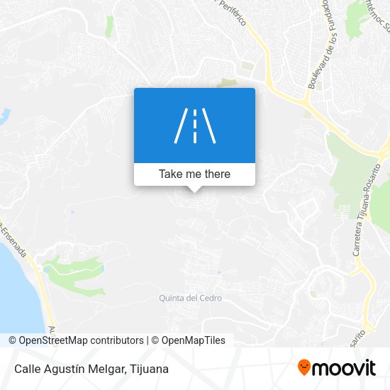 Calle Agustín Melgar map