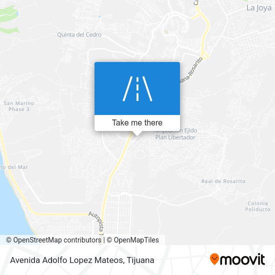 Avenida Adolfo Lopez Mateos map