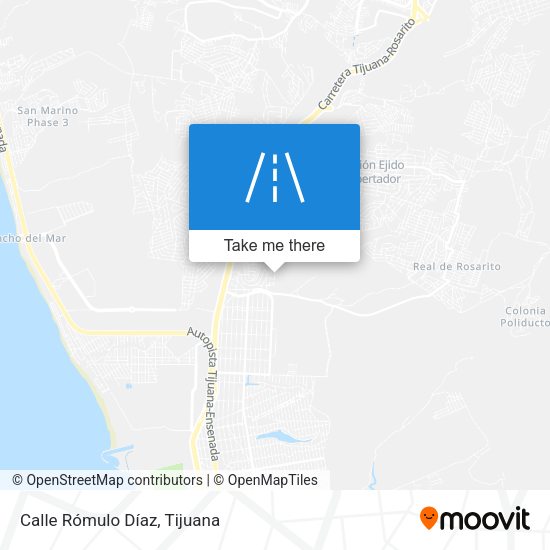 Calle Rómulo Díaz map