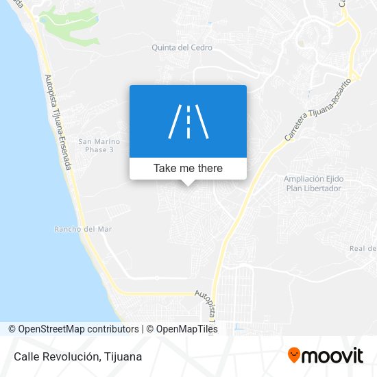Mapa de Calle Revolución