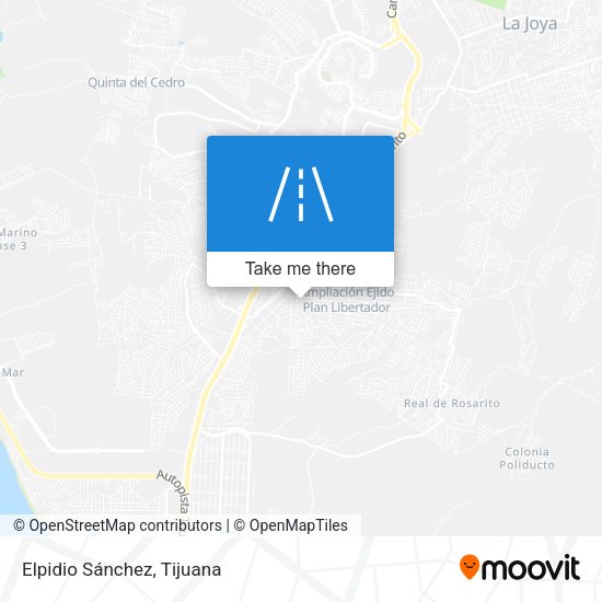 Elpidio Sánchez map