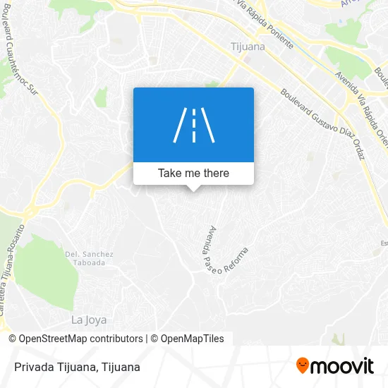 Privada Tijuana map