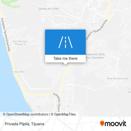 Mapa de Privada Pípila