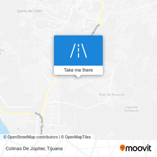 Colinas De Júpiter map
