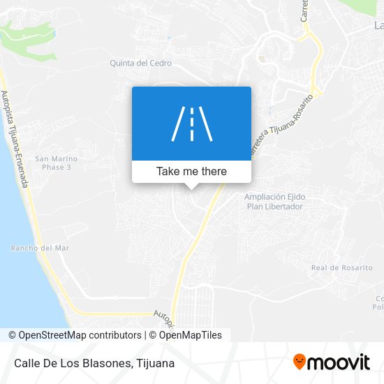 Calle De Los Blasones map