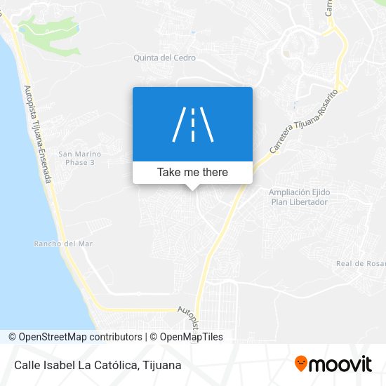 Mapa de Calle Isabel La Católica
