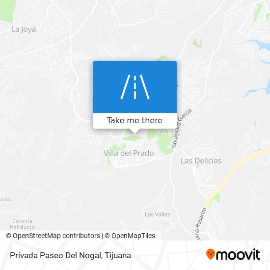 Privada Paseo Del Nogal map