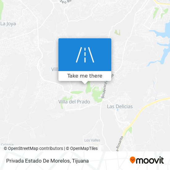 Privada Estado De Morelos map