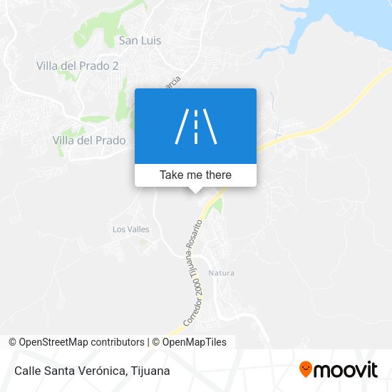 Calle Santa Verónica map