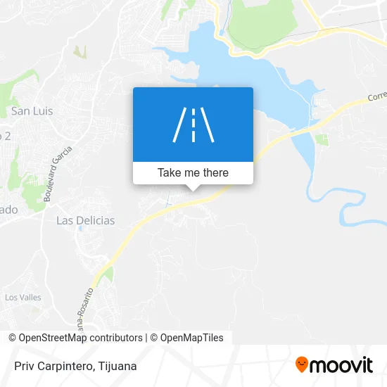 Priv Carpintero map