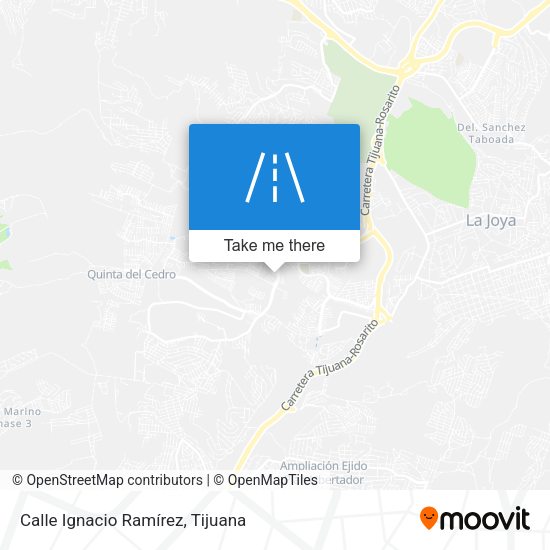 Mapa de Calle Ignacio Ramírez