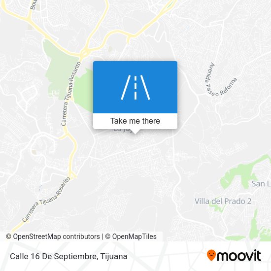 Mapa de Calle 16 De Septiembre