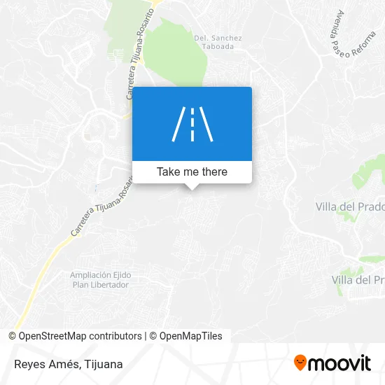 Reyes Amés map