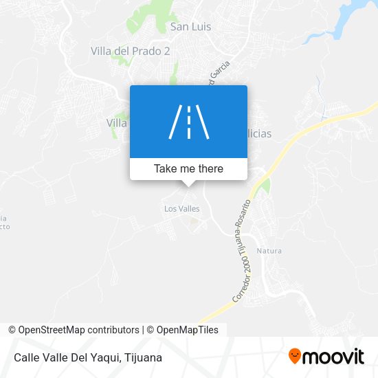 Calle Valle Del Yaqui map