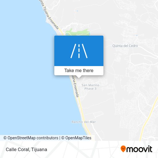 Mapa de Calle Coral