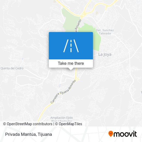 Mapa de Privada Mantúa