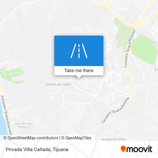 Privada Villa Cañada map