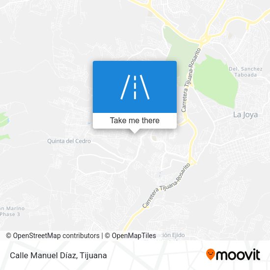 Calle Manuel Díaz map