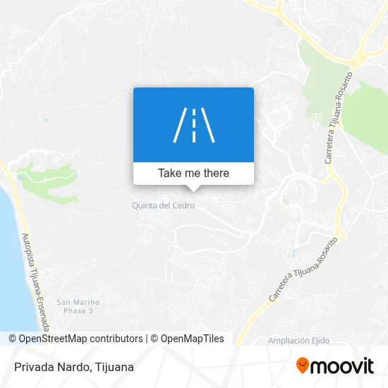 Privada Nardo map