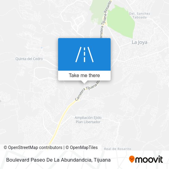 Boulevard Paseo De La Abundandcia map