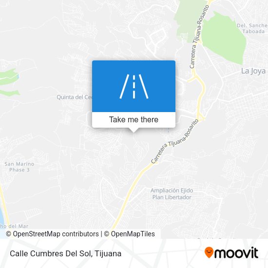 Calle Cumbres Del Sol map