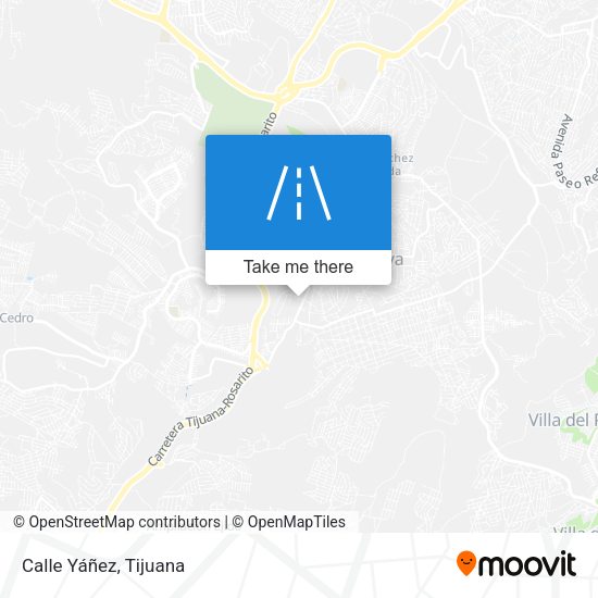 Calle Yáñez map