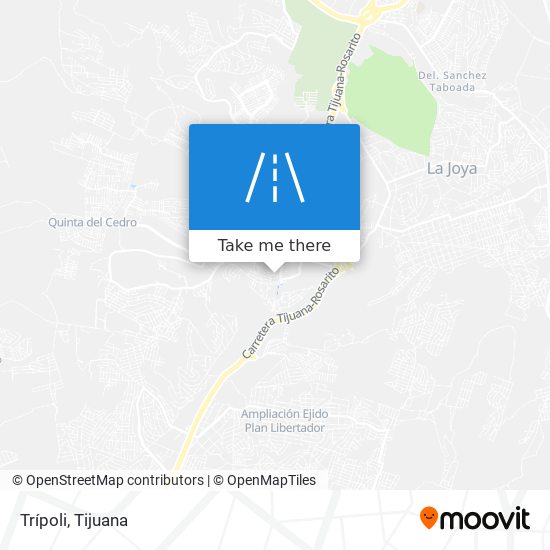 Trípoli map
