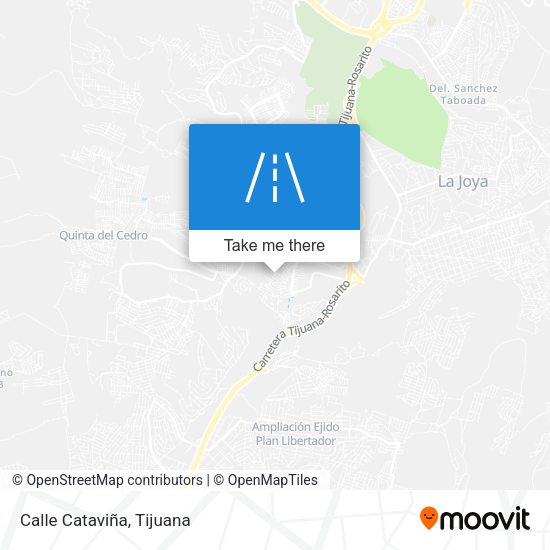 Calle Cataviña map