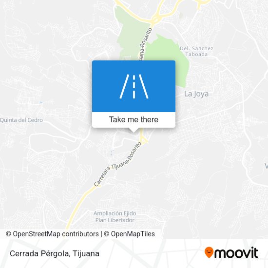 Mapa de Cerrada Pérgola