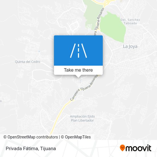 Mapa de Privada Fátima