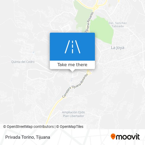 Privada Torino map