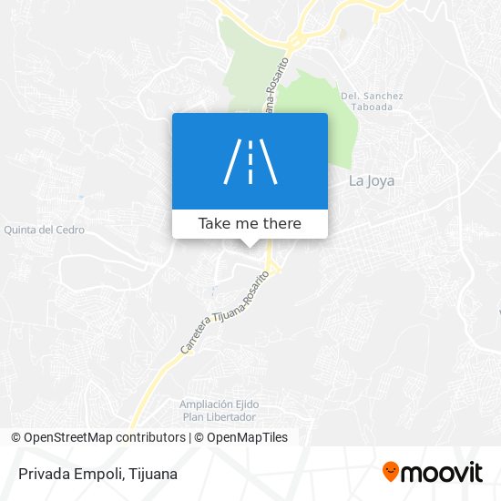 Privada Empoli map