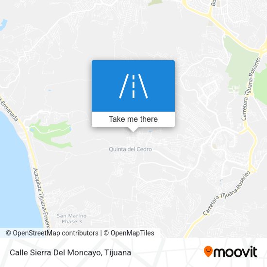 Calle Sierra Del Moncayo map