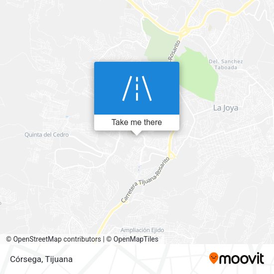 Mapa de Córsega