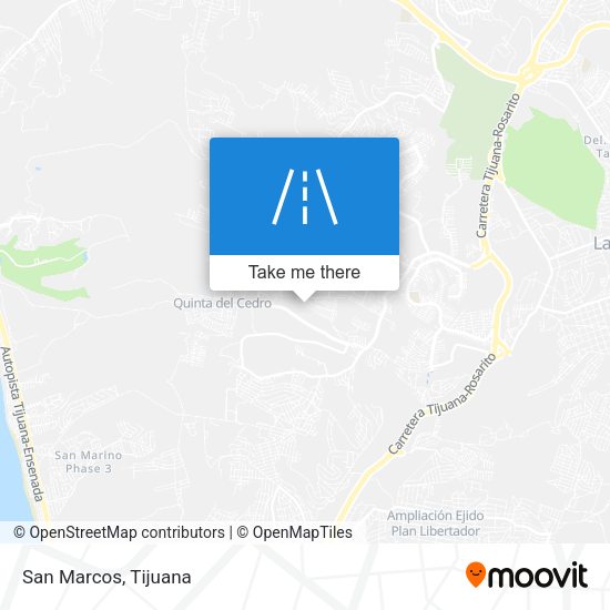 San Marcos map