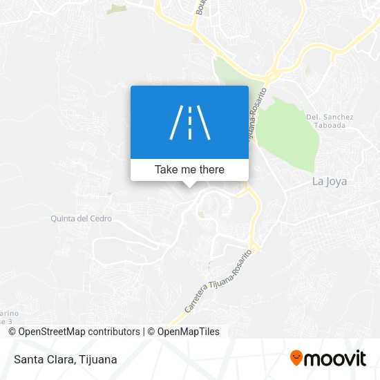 Santa Clara map