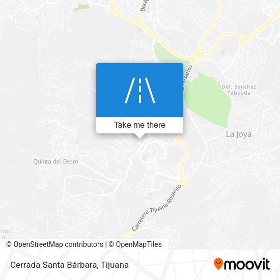 Mapa de Cerrada Santa Bárbara