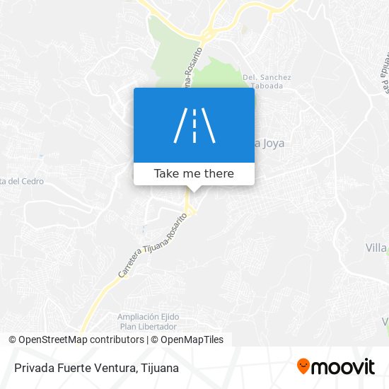 Privada Fuerte Ventura map