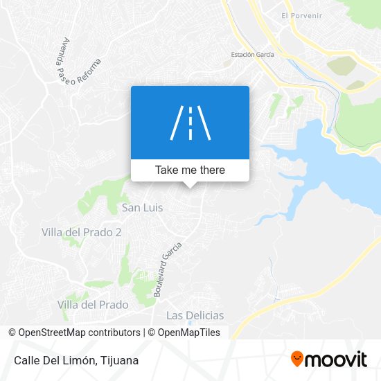 Mapa de Calle Del Limón