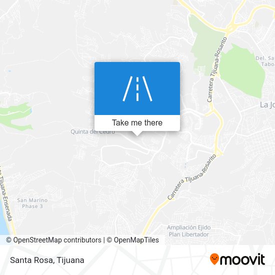 Santa Rosa map