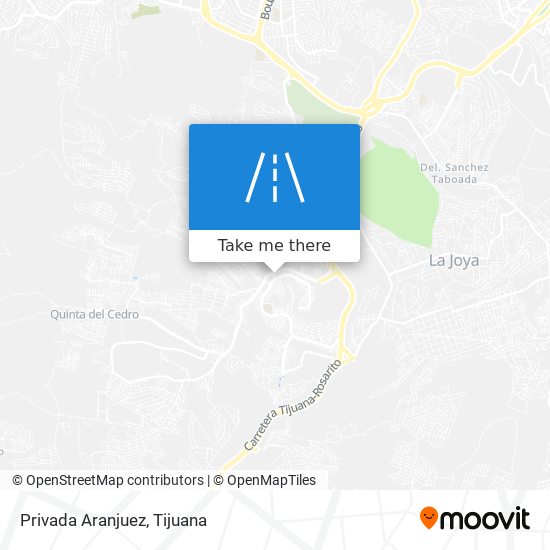 Privada Aranjuez map