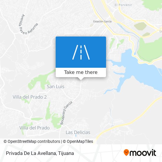 Privada De La Avellana map
