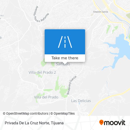 Privada De La Cruz Norte map