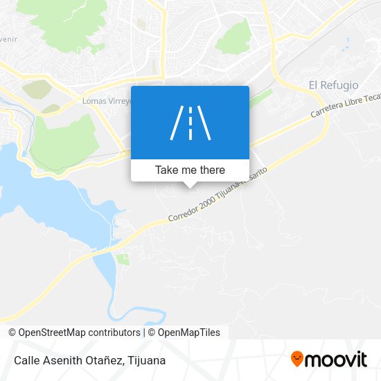 Mapa de Calle Asenith Otañez