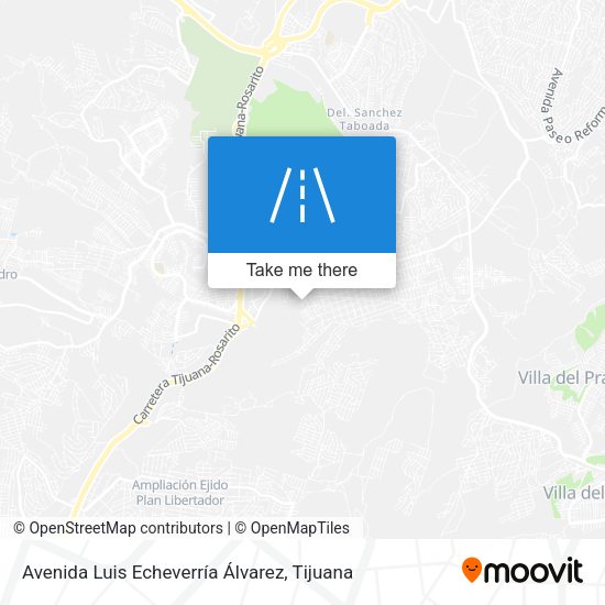 Avenida Luis Echeverría Álvarez map